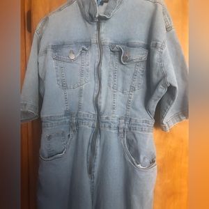 Denim jumpsuit